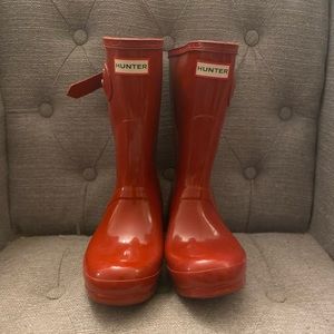 Hunter Short Gloss Boots